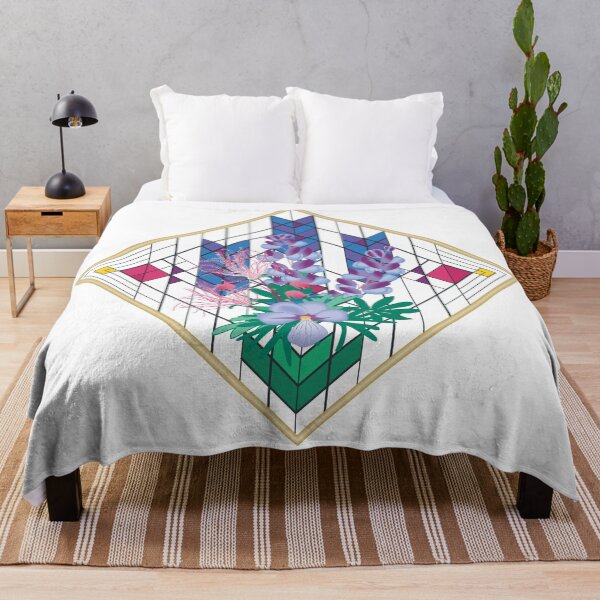 Item preview, Wildflower Impressions - Wild Lupine, Prairie Smoke, Birdsfoot Violet designed and sold by rvjames.