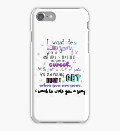 Song Lyrics: iPhone Cases & Skins for 7/7 Plus, SE, 6S/6S Plus, 6/6 ...