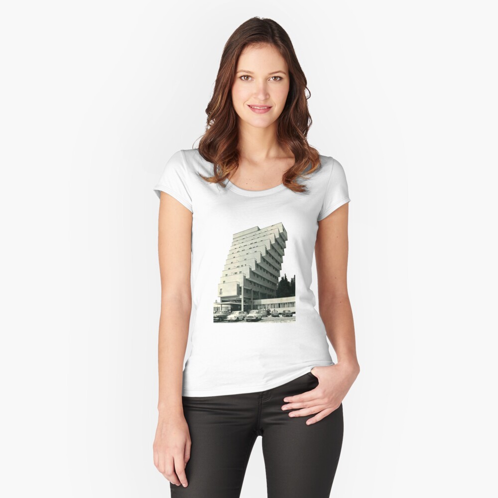 Item preview, Fitted Scoop T-Shirt designed and sold by lithoman2.