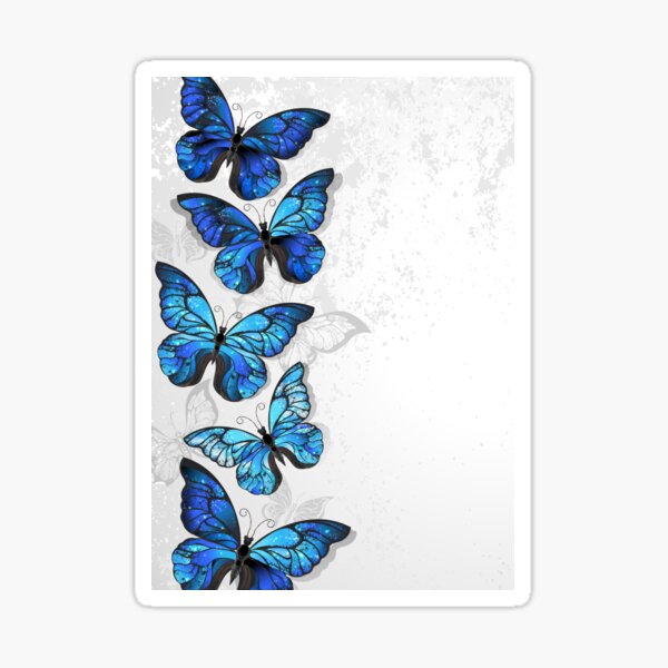 Item preview, Design with Blue Butterflies Morpho designed and sold by Blackmoon9.