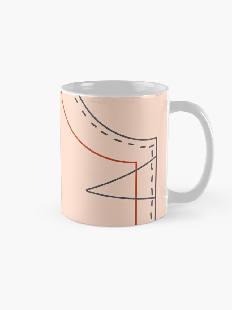 Alternate view of Sewing pattern Coffee Mug