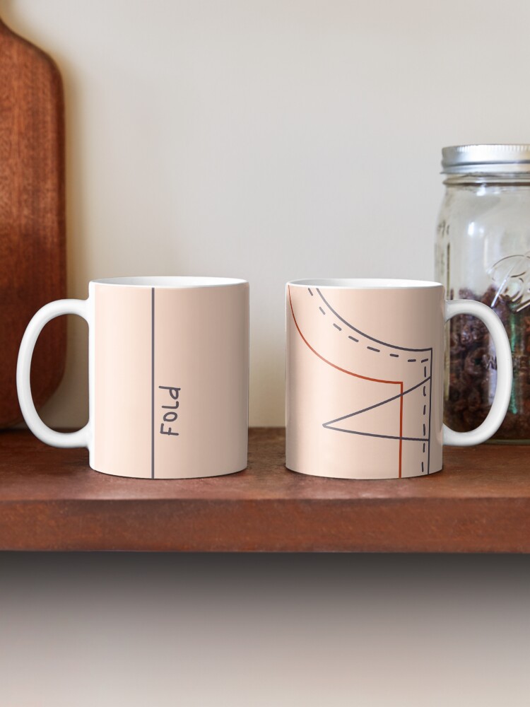 Alternate view of Sewing pattern Coffee Mug