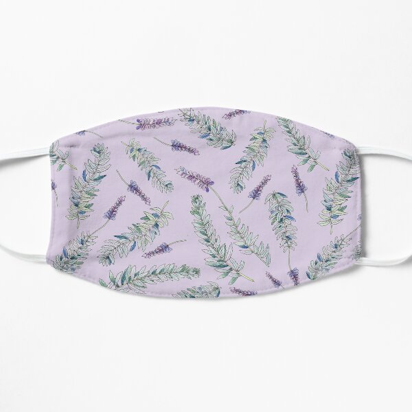 Lavender, Illustration Flat Mask