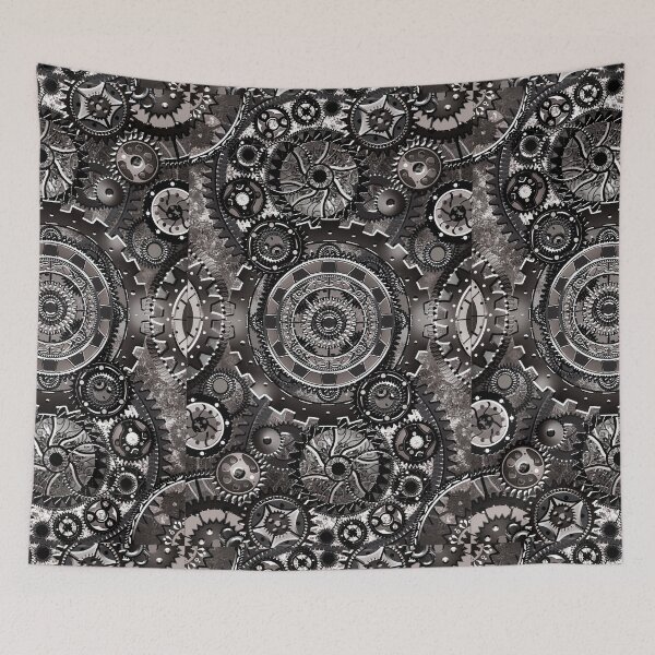 Item preview, Pared gris del engranaje designed and sold by evocexperiments.