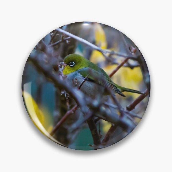 Item preview, Dusk Drawn Silvereye designed and sold by FigTreeMagick.