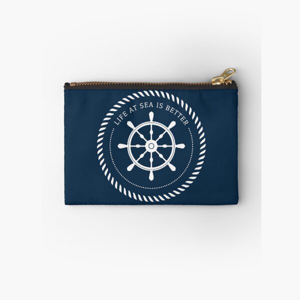Item preview, Life at sea is better / Nautical rudder / Navy designed and sold by oceanys.