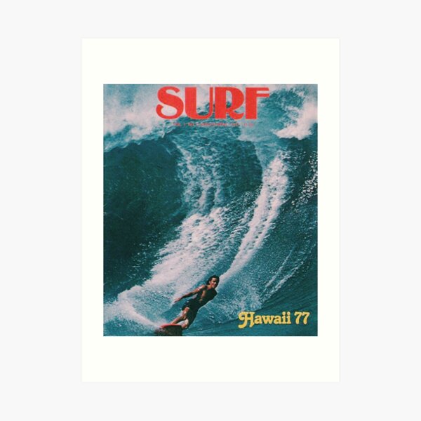 LETS GO SURFING Art Print