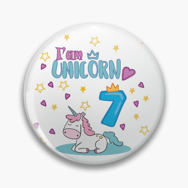 Item preview, I am 7 years old unicorn designed and sold by olafekry.