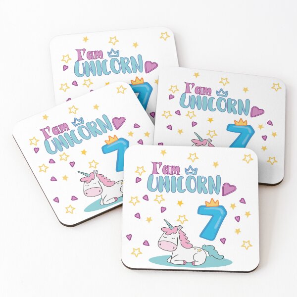 Item preview, I am 7 years old unicorn designed and sold by olafekry.