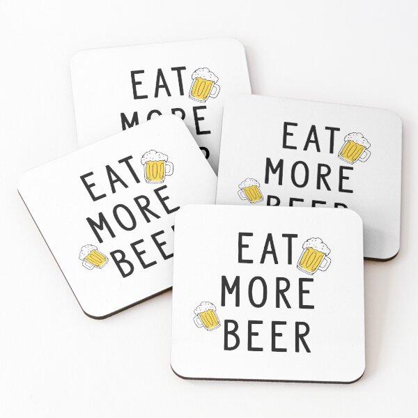 Item preview, Eat More Beer designed and sold by BohemianAtlas.