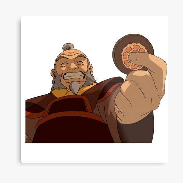 Uncle Iroh Smiling Metal Print