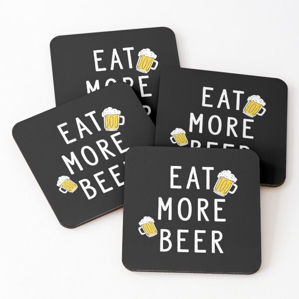 Item preview, Eat More Beer designed and sold by BohemianAtlas.