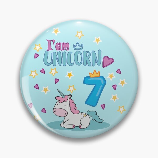 Item preview,  I am 7 years old unicorn designed and sold by olafekry.