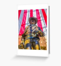 John Wayne Statue Greeting Card