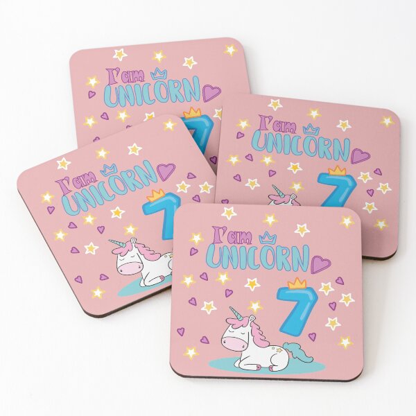 Item preview,  I am 7 years old unicorn designed and sold by olafekry.