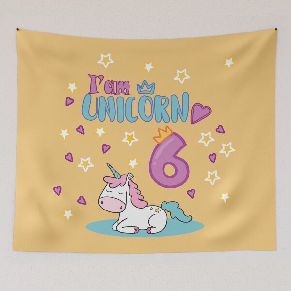 Item preview,  i am 6 unicorn designed and sold by olafekry.