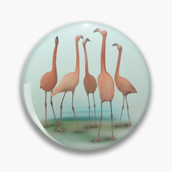 Item preview, Flamingo Mingle designed and sold by IvaW.