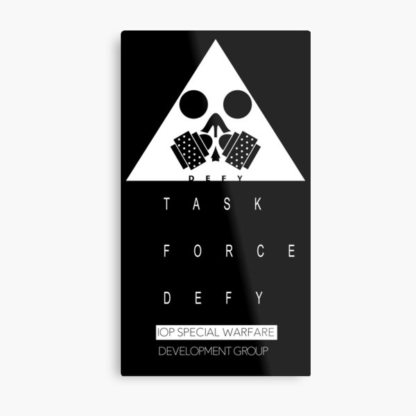 Girls' Frontline Task Force DEFY Metal Print