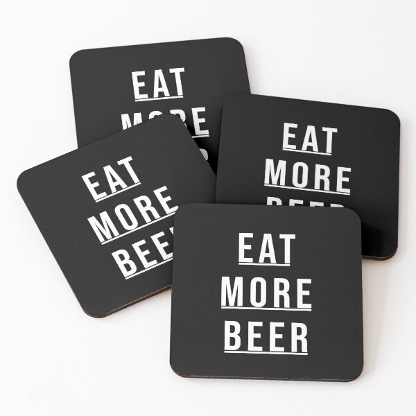Item preview, Eat More Beer designed and sold by BohemianAtlas.