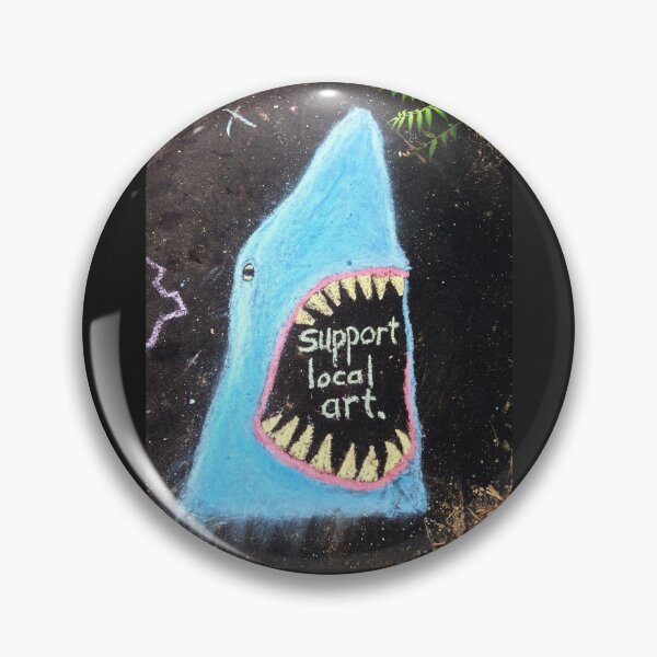 Item preview, Found Art: Sidewalk Shark designed and sold by NorthernSnowdog.