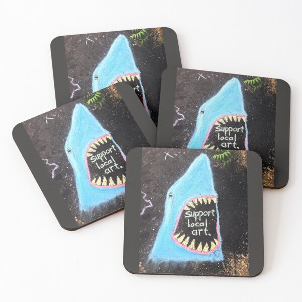Item preview, Found Art: Sidewalk Shark designed and sold by NorthernSnowdog.