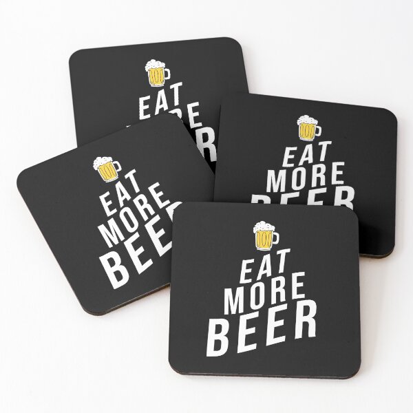 Item preview, Eat More Beer designed and sold by BohemianAtlas.