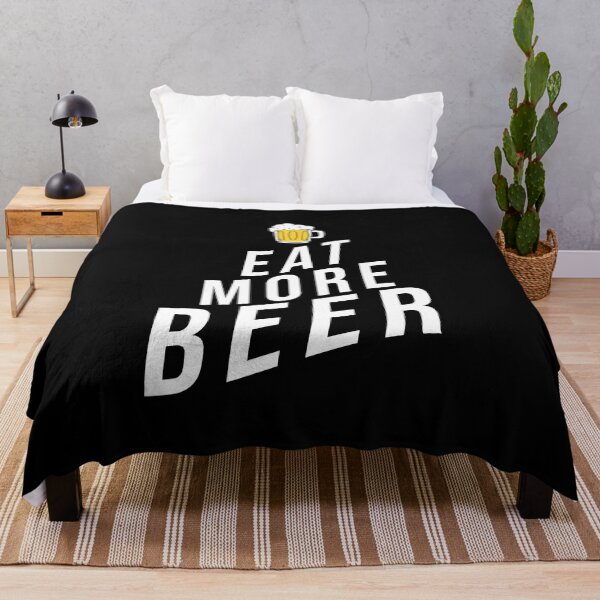 Item preview, Eat More Beer designed and sold by BohemianAtlas.
