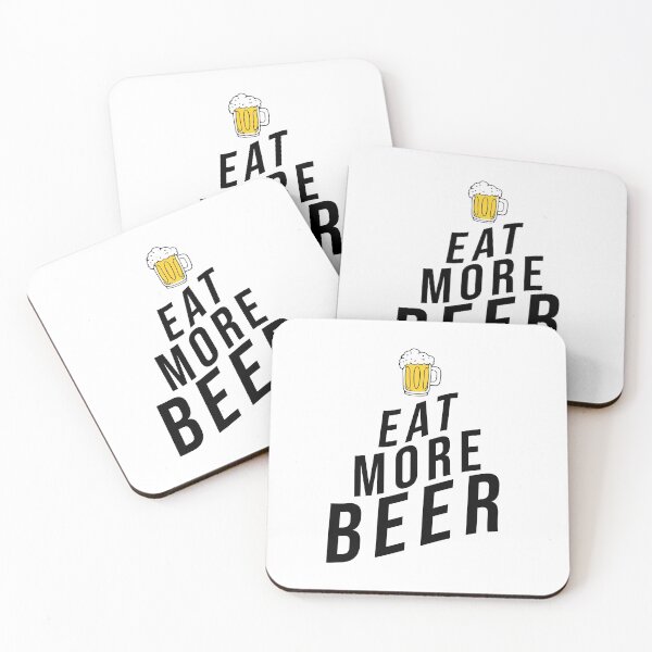 Item preview, Eat More Beer designed and sold by BohemianAtlas.