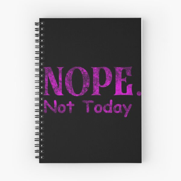 Item preview, NOPE not today meme funny illustration designed and sold by Amineharoni.