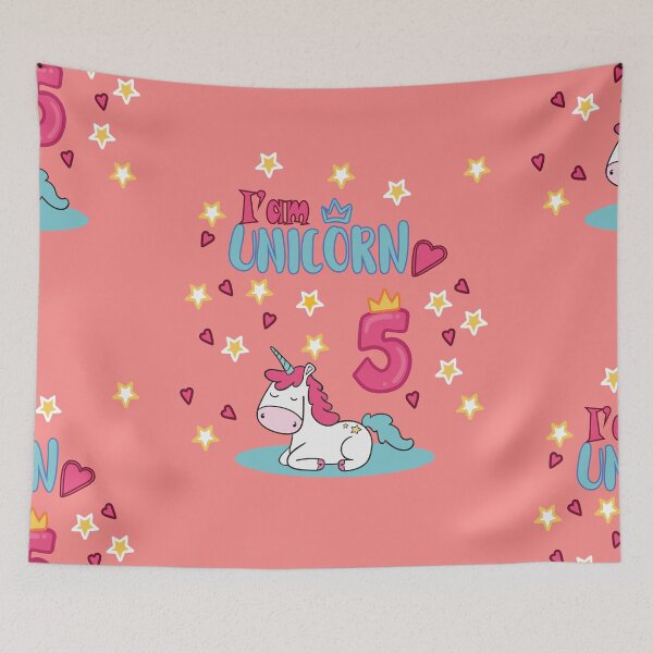 Item preview,  I am 5 years old unicorn designed and sold by olafekry.