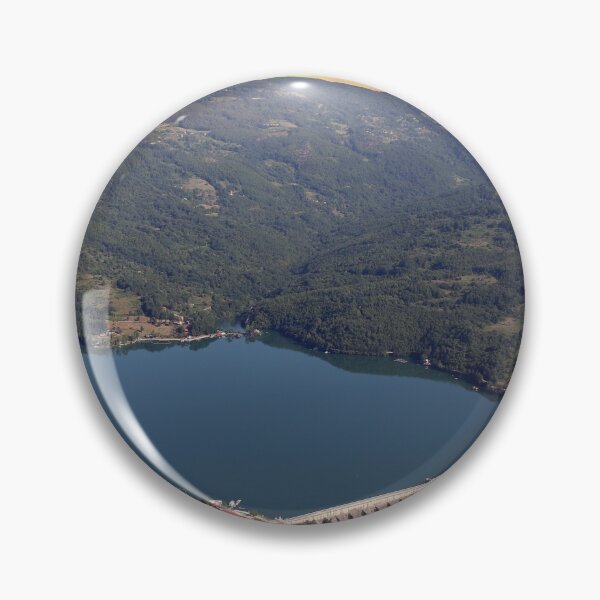 Item preview, hydroelectric power plant on river sunset landscape designed and sold by goceris.