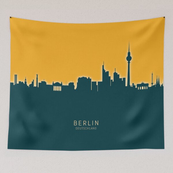 Item preview, Berlin Germany Skyline designed and sold by ArtPrints.