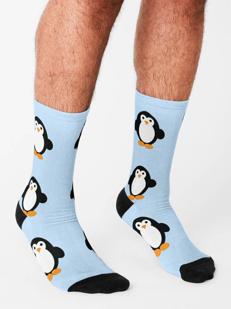 Calcetines sin costuras con estampado de dibujos animados para hombre y  mujer, medias sin costuras de Noot, Pingu, Pinga, Penguin TV, Harajuku,  novedad - AliExpress