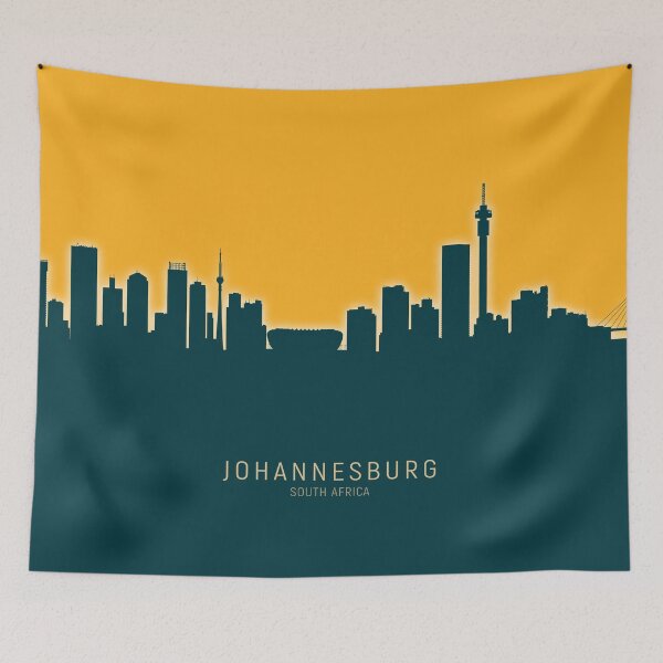 Item preview, Johannesburg South Africa Skyline designed and sold by ArtPrints.