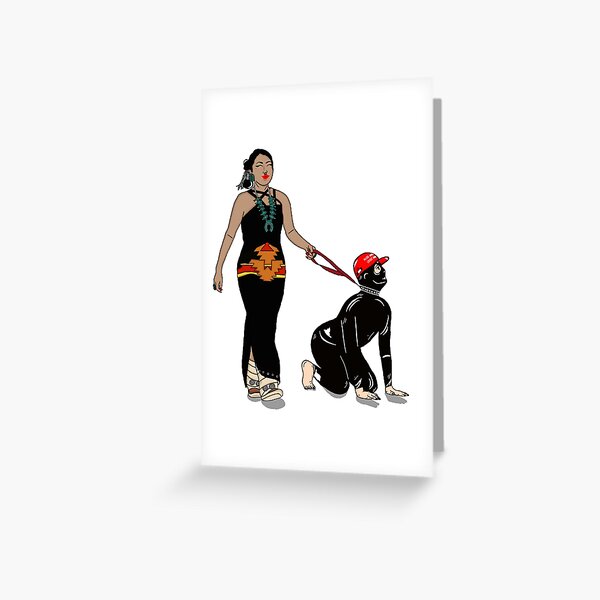 Diné dominatrix Greeting Card