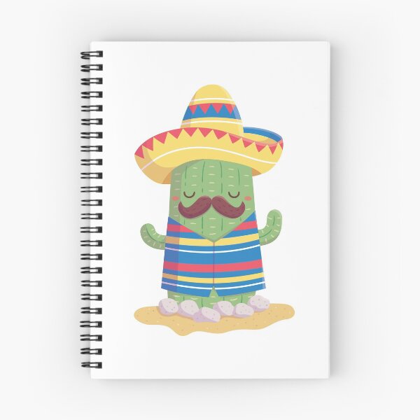 Item preview, Mexican Cactus With Moustache and Sombrero Hat designed and sold by rustydoodle.