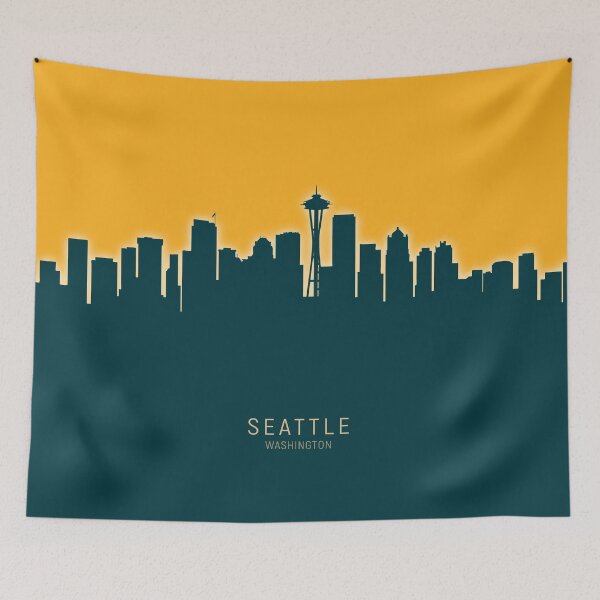Item preview, Seattle Washington Skyline designed and sold by ArtPrints.