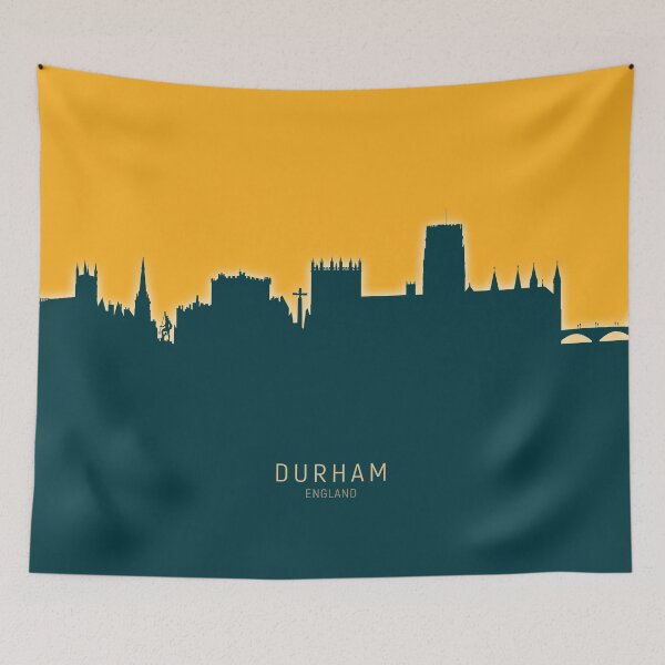 Item preview, Durham England Skyline Cityscape designed and sold by ArtPrints.