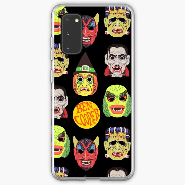 Vintage Halloween Masks Samsung Galaxy Soft Case