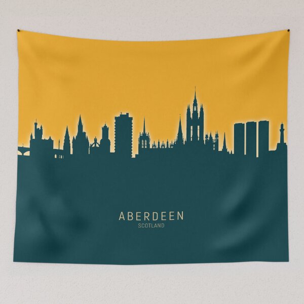 Artikelvorschau, Aberdeen Scotland Skyline entworfen und verkauft von ArtPrints.