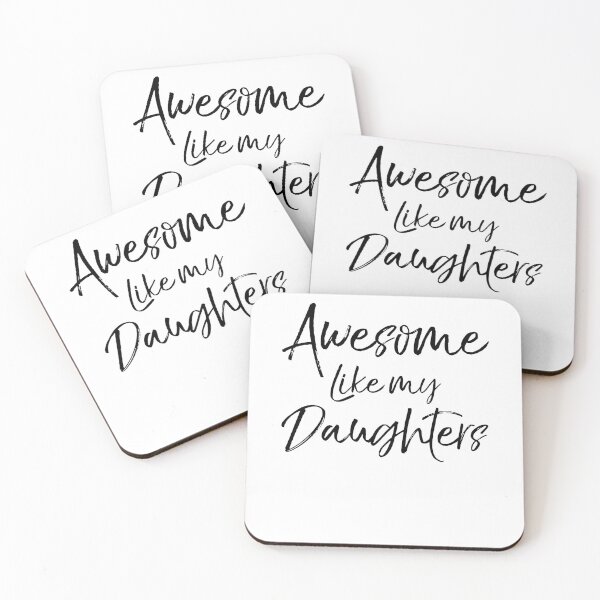 Aperçu de l'œuvre Cute Awesome Like My Daughters Father's Day Gift créée et vendue par TNDesignStudio.