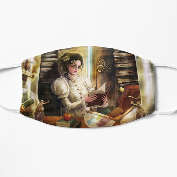 Steampunk Librarian Flat Mask