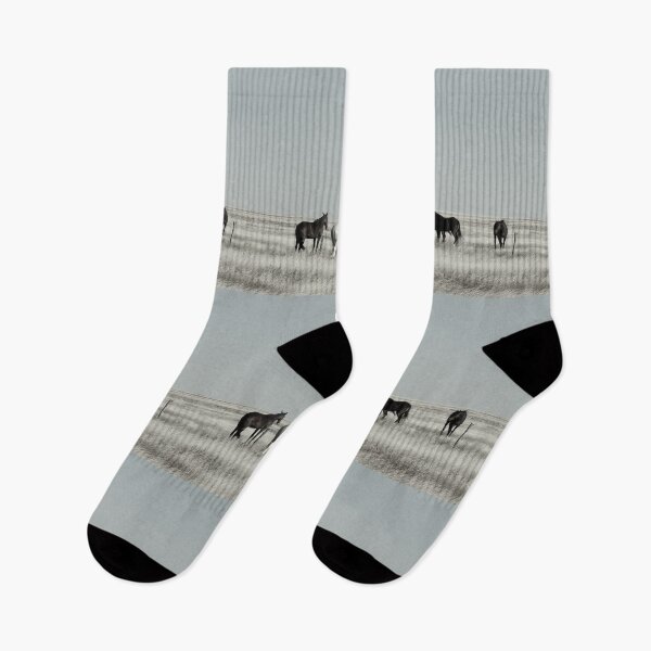 Item preview, Camooweal Horses ,Northern Territory Australia. Mono Print  designed and sold by ginnymac.