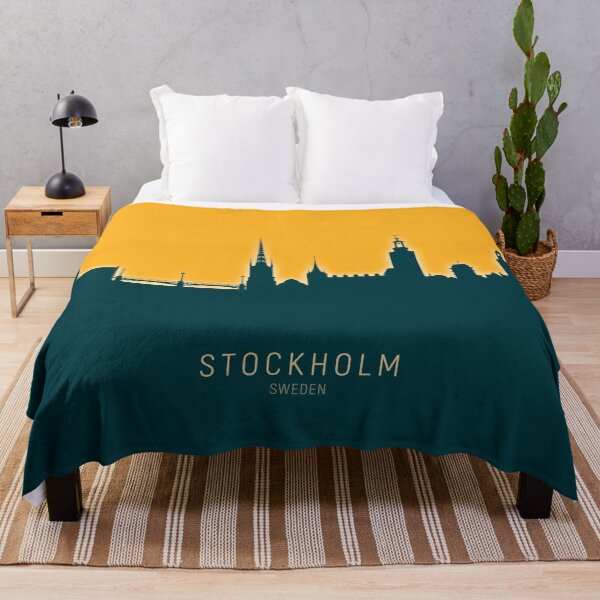 Item preview, Stockholm Sweden Skyline designed and sold by ArtPrints.