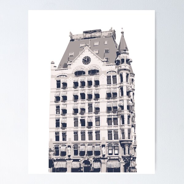 Item preview, Rotterdam - Witte Huis minimal, Netherlands designed and sold by ArchiCrumbs.
