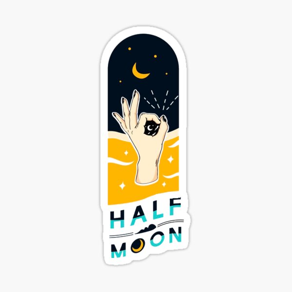 "Half moon window" Sticker by FaCurls Redbubble