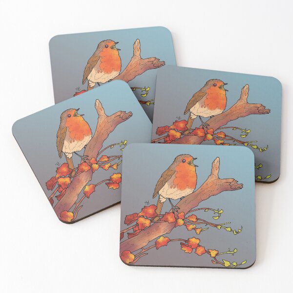 Item preview, Robin on a Branch designed and sold by HollyHDesigns.
