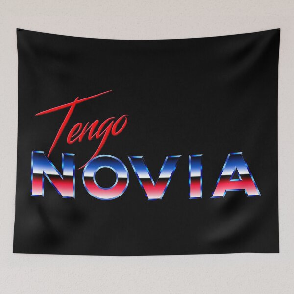 Item preview, Tengo Novia Text Blue and Red for Cars or Laptops designed and sold by enriquepma.