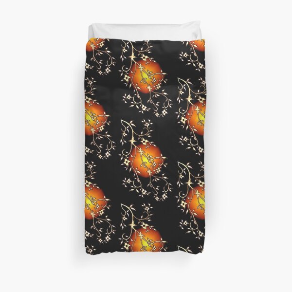 Golden Moon Duvet Cover
