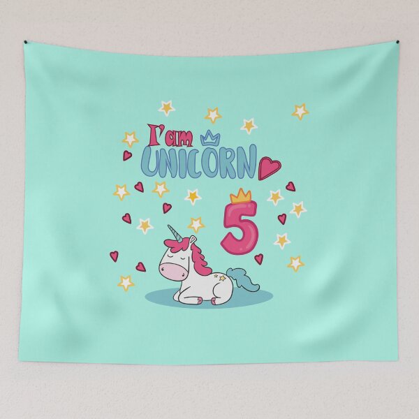 Item preview,   I am 5 years old unicorn designed and sold by olafekry.